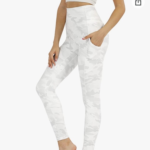 White Camo Workout Leggings
